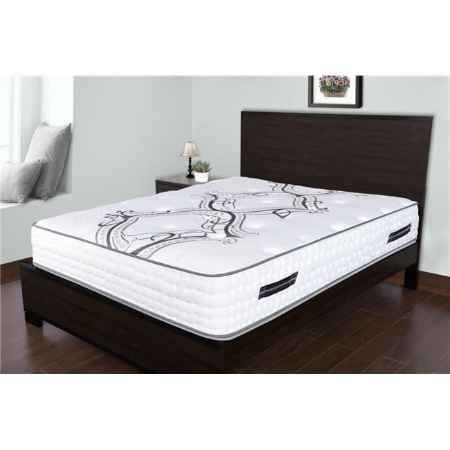 13.5 in. Orthopedic Select Medium Firm Quilted Top Double Sided Pocketed Coil - Queen