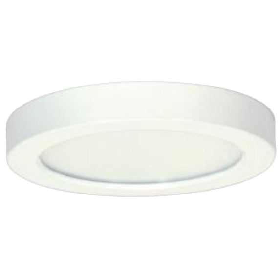 Satco 71543 - 13.5 watt 7" Flush Mount LED Fixture 3000K Round Shape White Finish 120 vol Indoor Ceiling LED Fixture