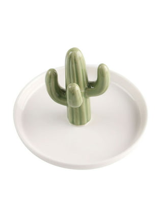  WANYA Cactus Ring Holder Dish, Ceramic Cactus with Little  Flowers Jewelry Tray, Birthday Thanksgiving Christmas Valentine's Day Gifts  for Girls Sister Friends : Clothing, Shoes & Jewelry