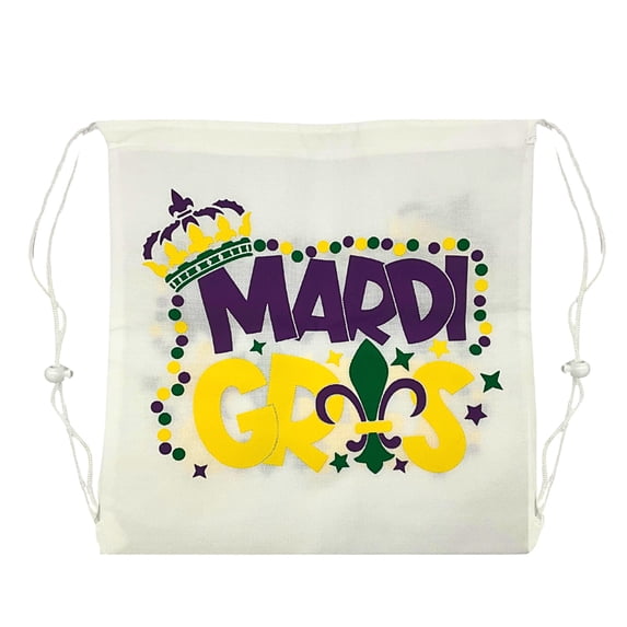 13.5" x 14" Mardi Gras Backpack (Dozen)