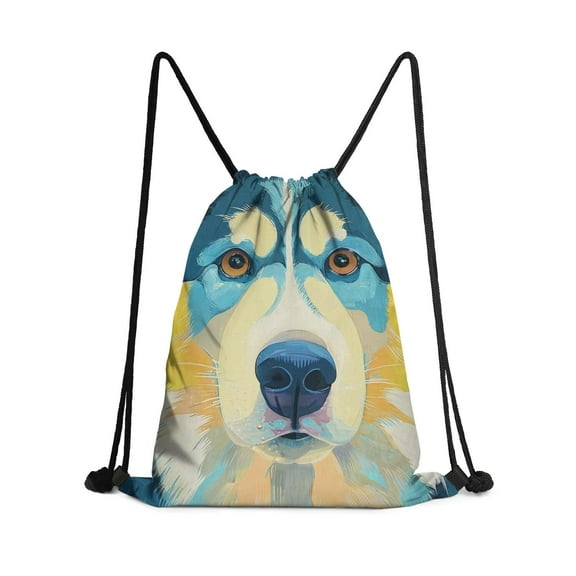 13.5 x 16.5 Inch Waterproof Drawstring Backpack with Shoe Compartment – Lightweight Dry Wet Separation Gym Bag for Men Women & Teens