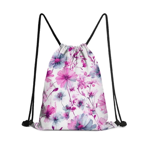 13.5 x 16.5 Inch Waterproof Drawstring Backpack with Shoe Compartment – Lightweight Dry Wet Separation Gym Bag for Men Women & Teens