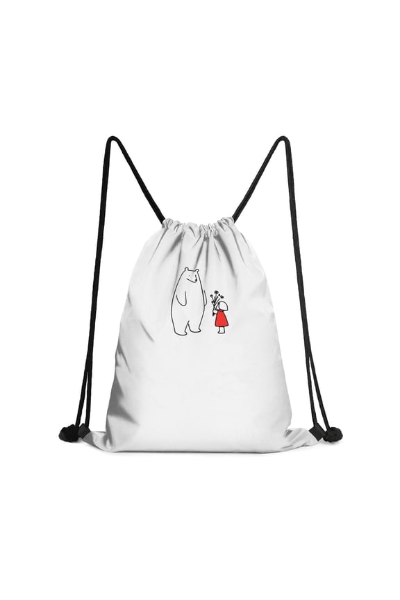 13.5 x 16.5 Inch Waterproof Drawstring Backpack with Shoe Compartment – Lightweight Dry Wet Separation Gym Bag for Men Women & Teens