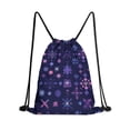 thumbnail image 1 of 13.5 x 16.5 Inch Waterproof Drawstring Backpack with Shoe Compartment – Lightweight Dry Wet Separation Gym Bag for Men Women & Teens, 1 of 5