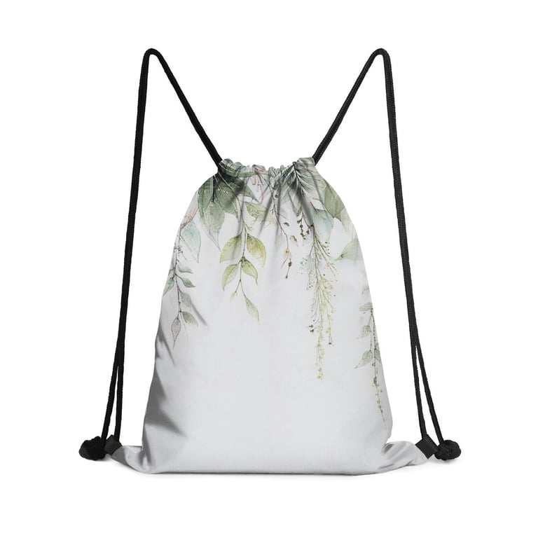 13.5 x 16.5 Inch Waterproof Drawstring Backpack with Shoe 
