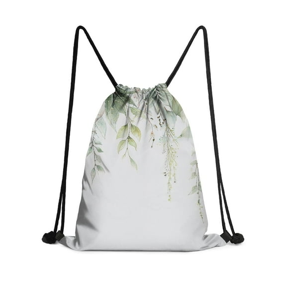 13.5 x 16.5 Inch Waterproof Drawstring Backpack with Shoe Compartment – Lightweight Dry Wet Separation Gym Bag for Men Women & Teens