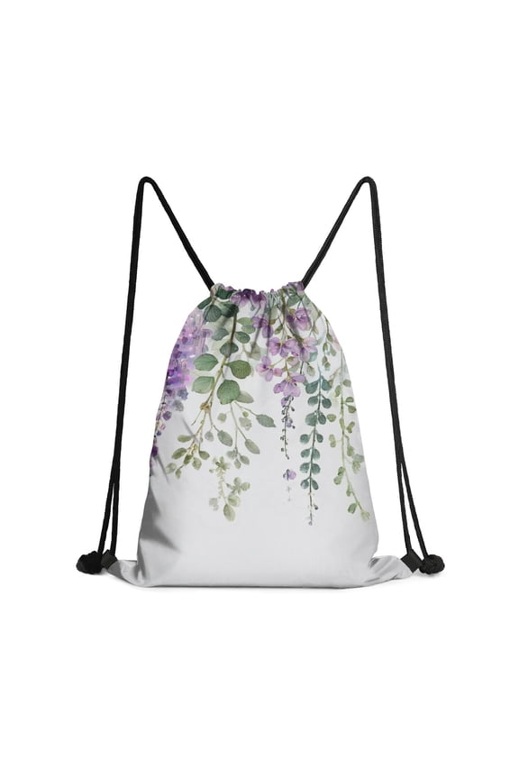 13.5 x 16.5 Inch Waterproof Drawstring Backpack with Shoe Compartment – Lightweight Dry Wet Separation Gym Bag for Men Women & Teens