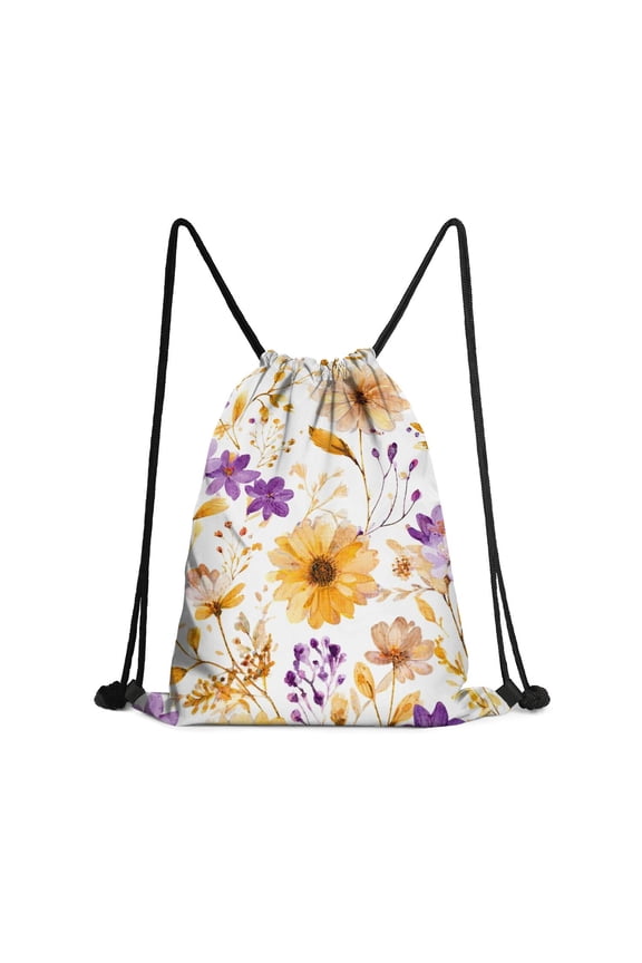 13.5 x 16.5 Inch Waterproof Drawstring Backpack with Shoe Compartment – Lightweight Dry Wet Separation Gym Bag for Men Women & Teens