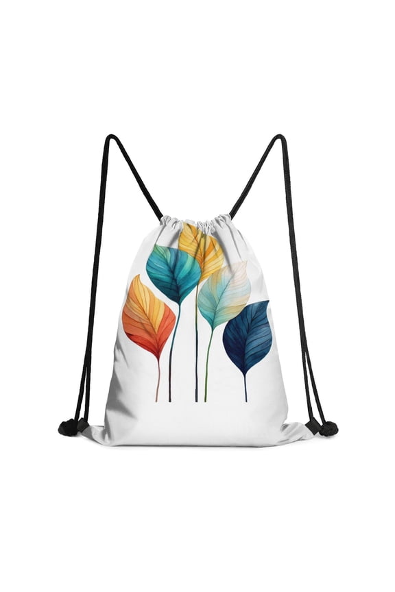 13.5 x 16.5 Inch Waterproof Drawstring Backpack with Shoe Compartment – Lightweight Dry Wet Separation Gym Bag for Men Women & Teens