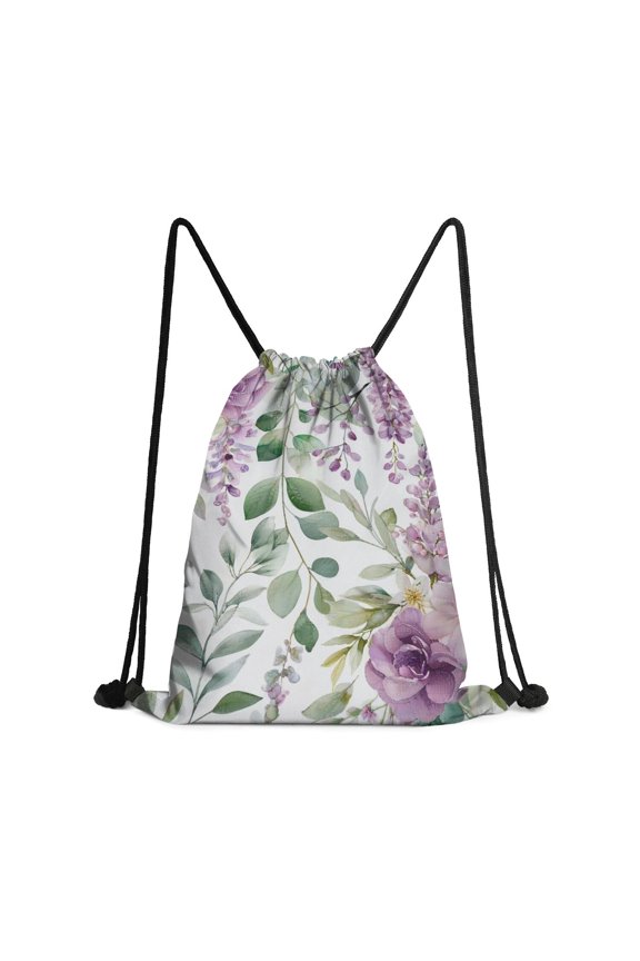 13.5 x 16.5 Inch Waterproof Drawstring Backpack with Shoe Compartment – Lightweight Dry Wet Separation Gym Bag for Men Women & Teens