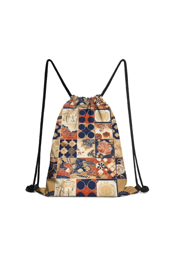 13.5 x 16.5 Inch Waterproof Drawstring Backpack with Shoe Compartment – Lightweight Dry Wet Separation Gym Bag for Men Women & Teens