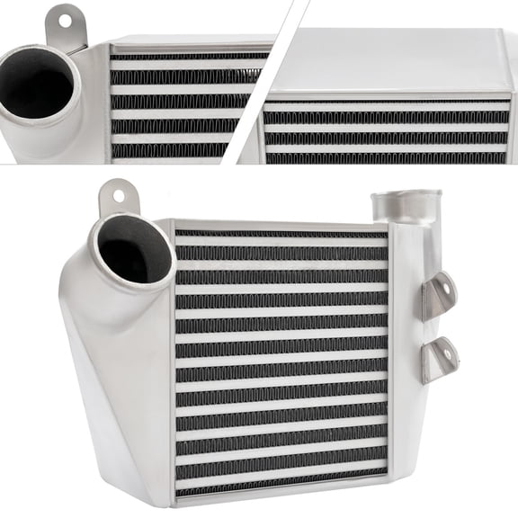 13.58*9.65*7.48 Silver Side Mount Turbo Upgrade Intercooler for 1999-2004 VW Golf / VW Jetta MK4 1.8T