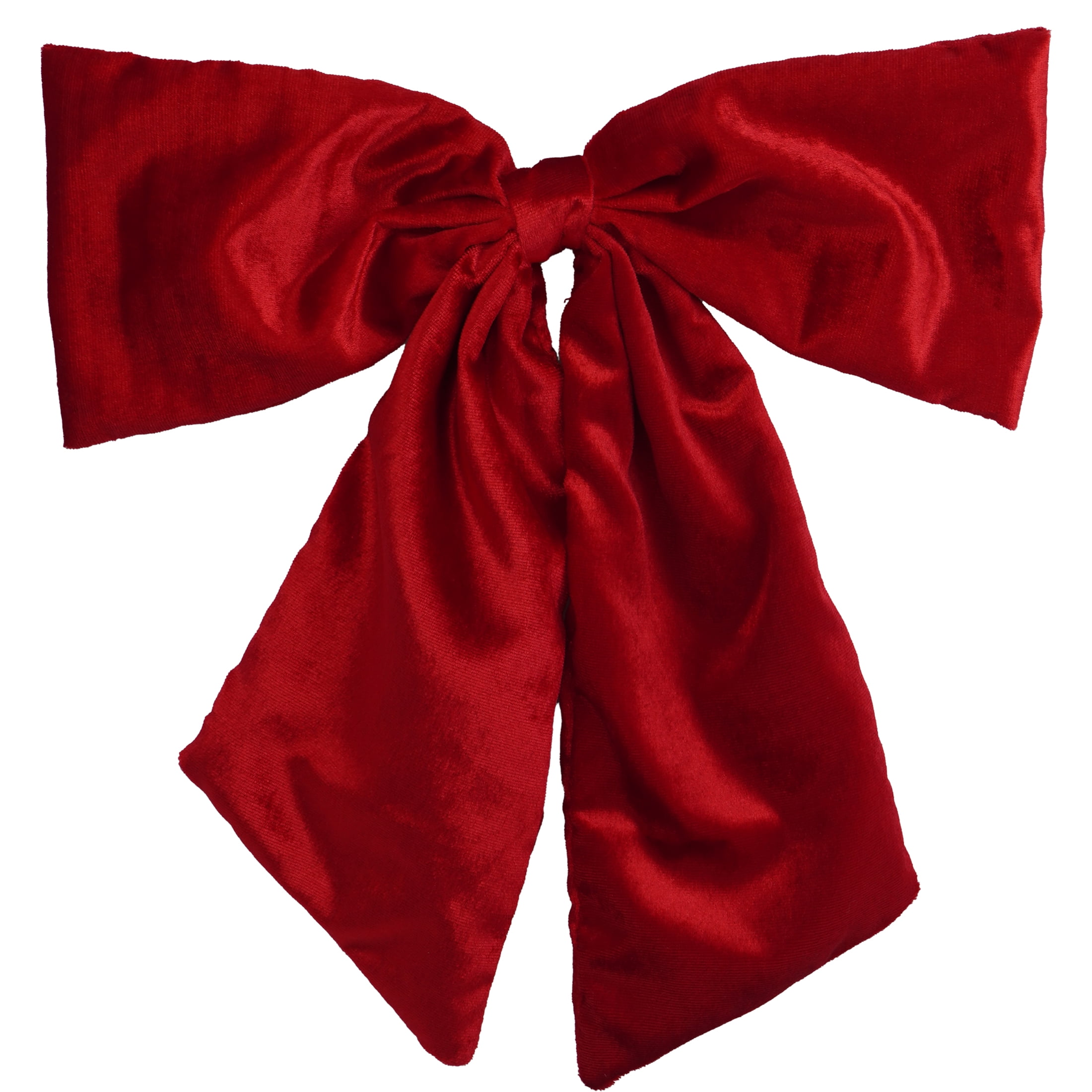 Red Velvet Decorative Christmas Bow, 14", by Holiday Time