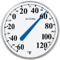 thumbnail image 1 of LA CROSSE TECHNOLOGY 104-114 13.5" Round Thermometer, 1 of 2