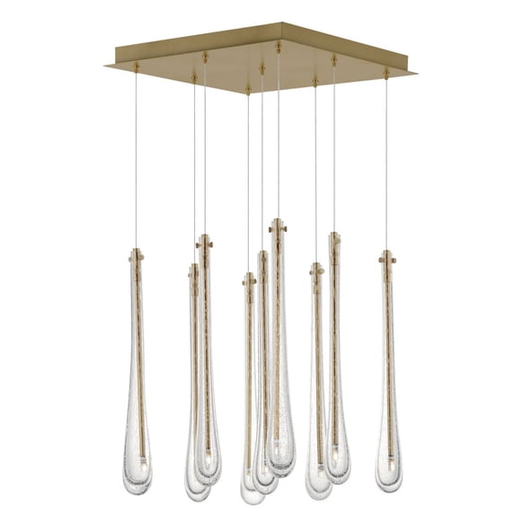 13.5W 9 Led Pendant-18 Inches Tall And 16.25 Inches Wide-Gold Finish Et2 Lighting E24217-118Gld