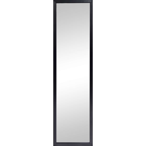Mainstays 13.5 in x 49.5 in Black Modern Door Mirror