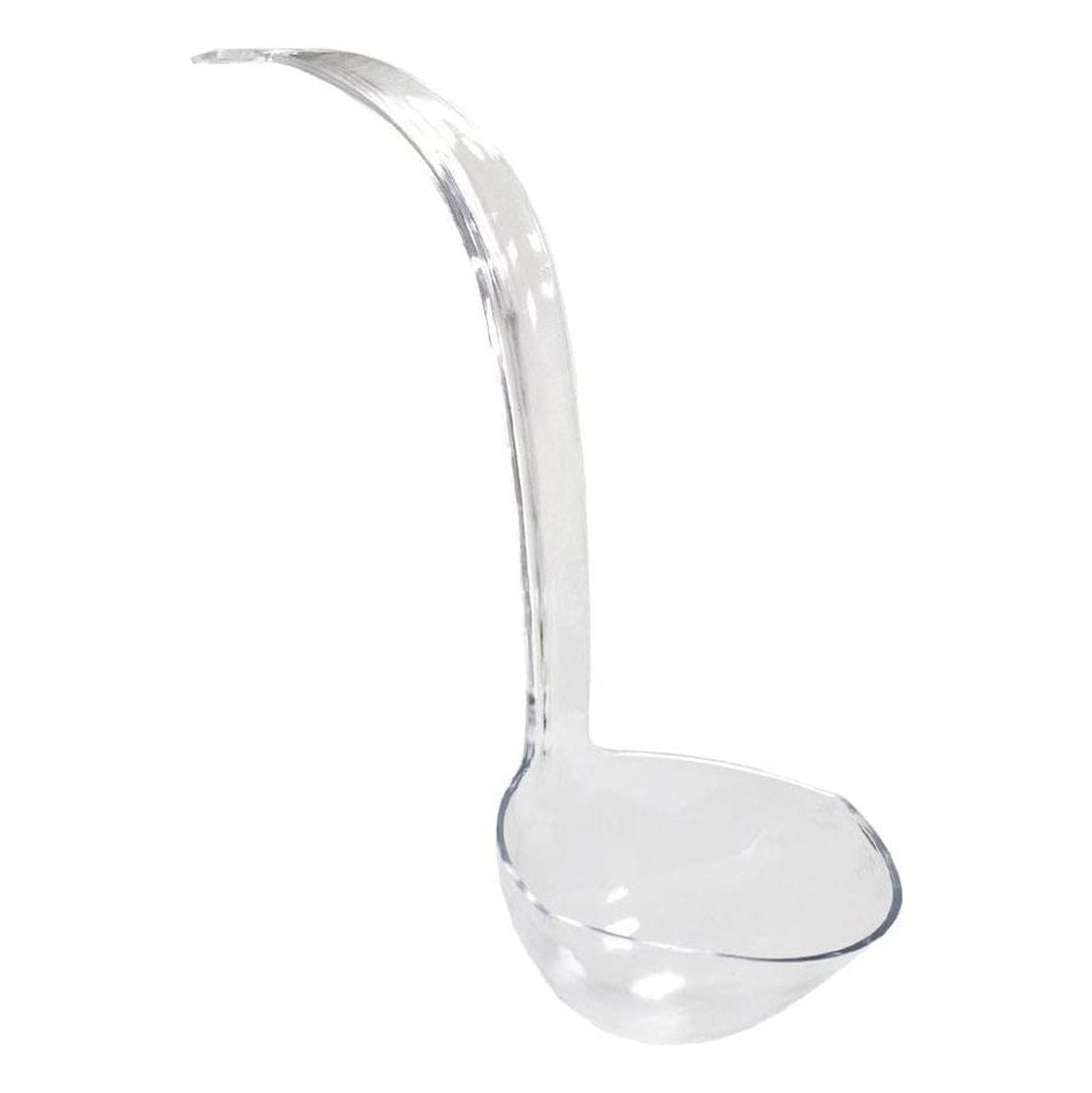 13.5in Clear Plastic Punch Bowl Ladle