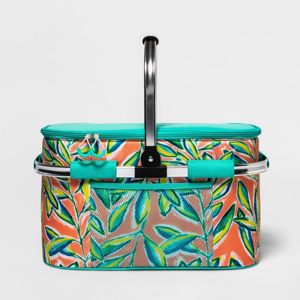 13.5qt Picnic Cooler Olive branch Sun Squad