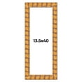 thumbnail image 1 of 13.5x40 Frame Beige Real Wood Picture Frame Width 3 inches | Interior Frame Depth 0.5 inches |, 1 of 8