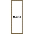 thumbnail image 1 of 13.5x40 Frame Gold Kingsley Distressed Solid Wood Picture Frame Width 0.75 Inches | Interior Frame, 1 of 8