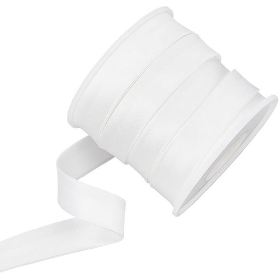 13.6 Yard Satin Bias Tape 15mm/0.6inch Double Fold Satin Binding Bias Ribbon for DIY
