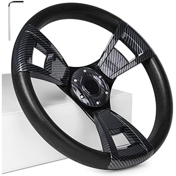 13.7'' 350mm Golf Steering Wheel, Racing Cart Fit Club Car DS and Precedent,Yamaha EZGO RXV & TXT Golf Cart Steering Wheel Style 11$$Sport & Recreation Other