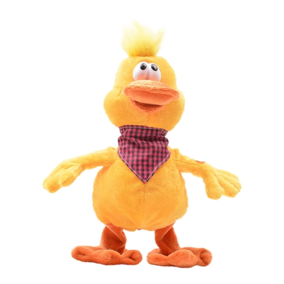 13.7" Electric Dancing Singing Chicken Plush Toy Interactive Musical Chicken Stuffed Animal Funny Animated Doll, Singing Dancing Pet Birthday Gift, 1pcs, B