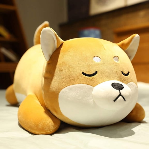 13.7 Inch Smiling Eye Shiba Inu Soft Plush Puppy Toy