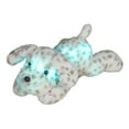 thumbnail image 1 of 13.78 in Light Up Spotted Dog Plush Pillow, Color Changing LED Stuffed Animal with 15-Minute Auto Shutoff, Soft Polyester Puppy Cushion for Bedroom Sofa, Style A, 1 of 6