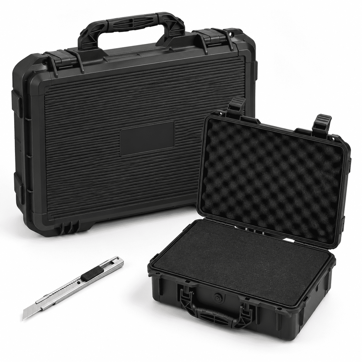 13.78 X 11.02 4.33 Inch Hard Case Grid Shell Black - Walmart.com