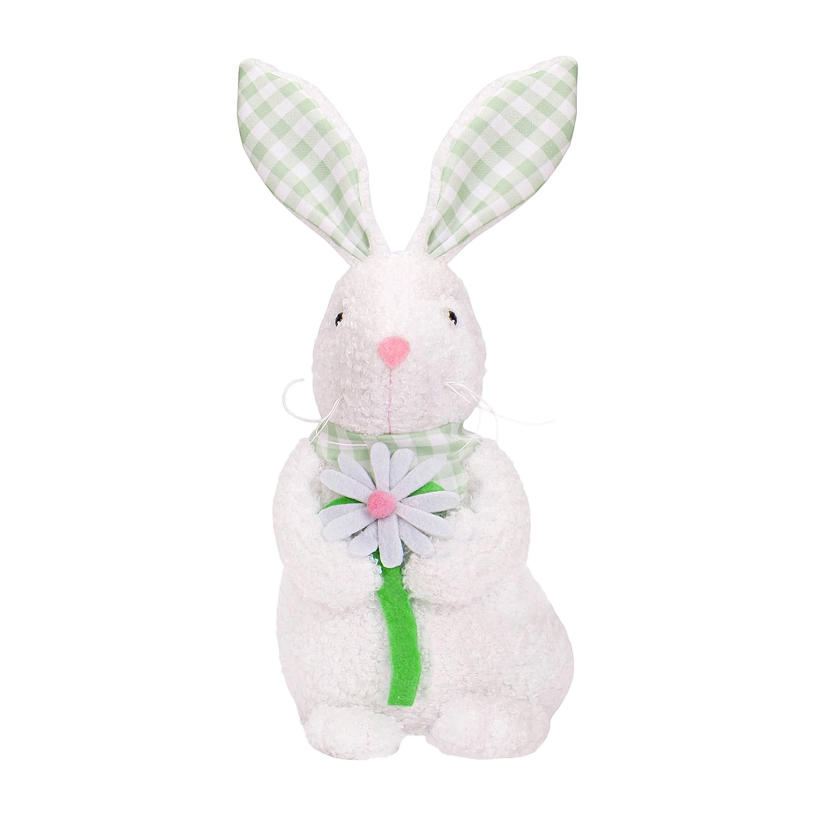 13.78Inch Cute Easter Bunny Stuffed Animals Plush Doll, Soft Plush Toy for Birthday Christmas Valentines Easter Holiday Gifts, Easter Basket Stuffers