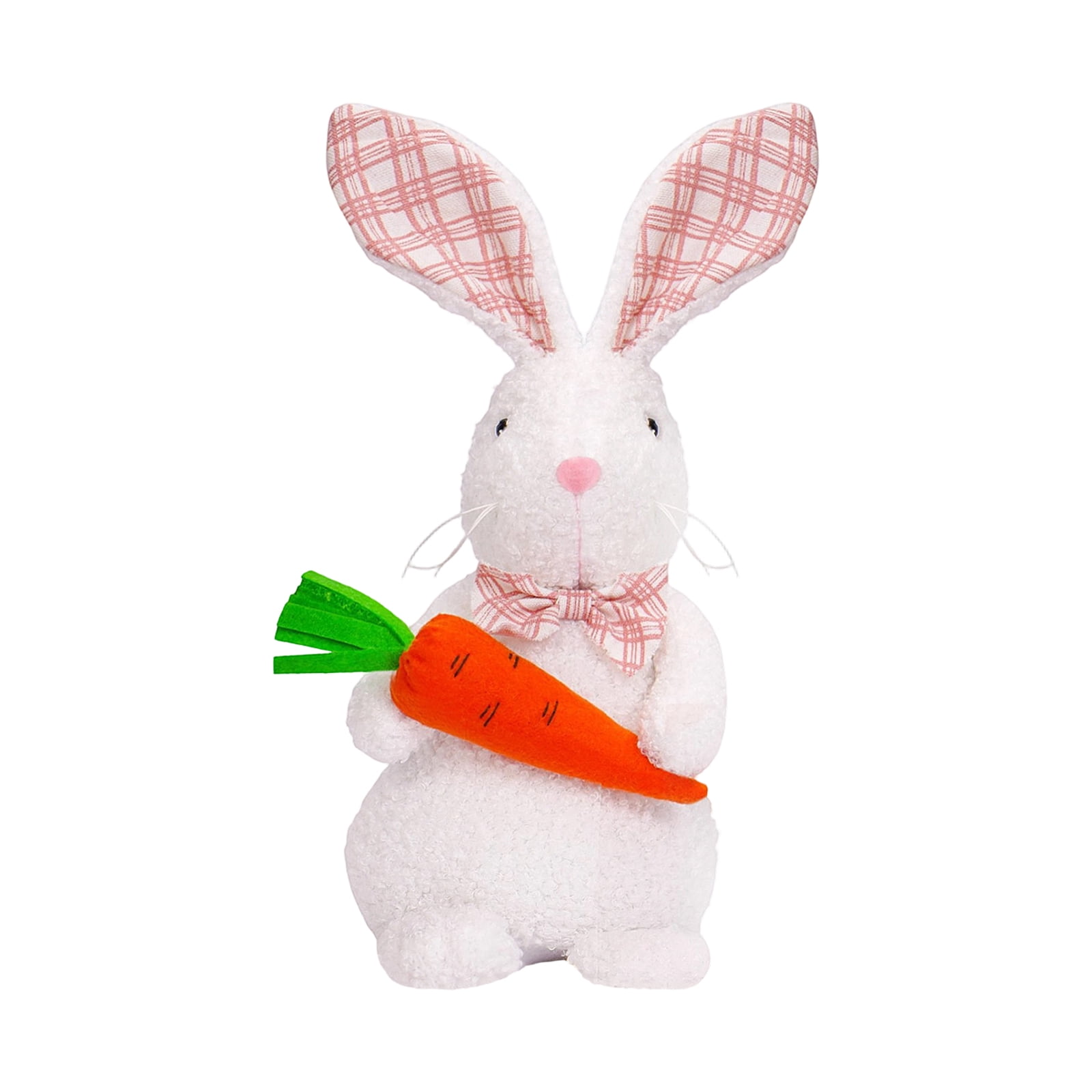 13.78Inch Cute Easter Bunny Stuffed Animals Plush Doll, Soft Plush Toy for Birthday Christmas Valentines Easter Holiday Gifts, Easter Basket Stuffers