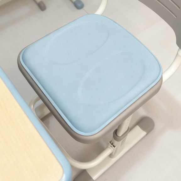 13.78x13.78in Comfort Seat Cushion with Non-Slip Silicone Base, Relief for Sedentary Stress, Ergonomic Design for Office, Chair, Car & Home Use (Blue)