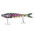 thumbnail image 1 of 13.7cm 27g Multi Jointed 3D Eye Simulation Fish Fishing Bait Lure with Hook, 1 of 7