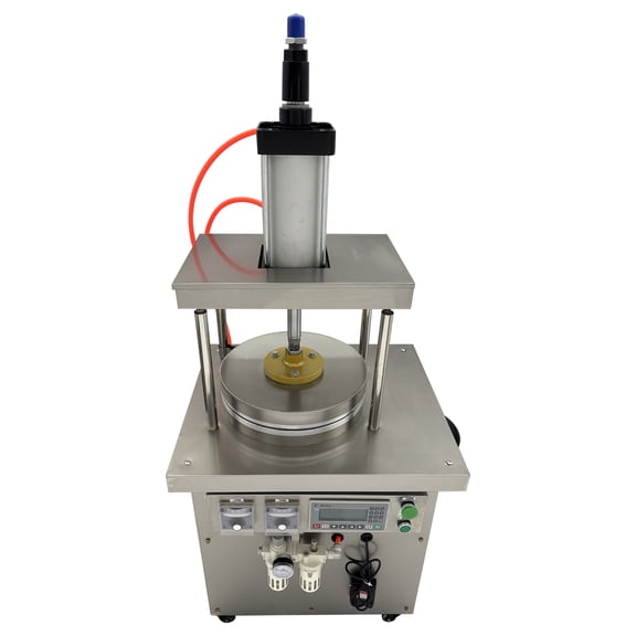 13.7in Electric Pancake Making Machine Pneumatic Dough Pressing Machine 110V