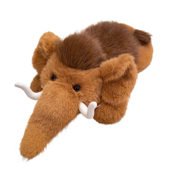 13.7in Soft Lifelike Adorable Mammoth Plush Toy Cute Stuffed Animal Gift