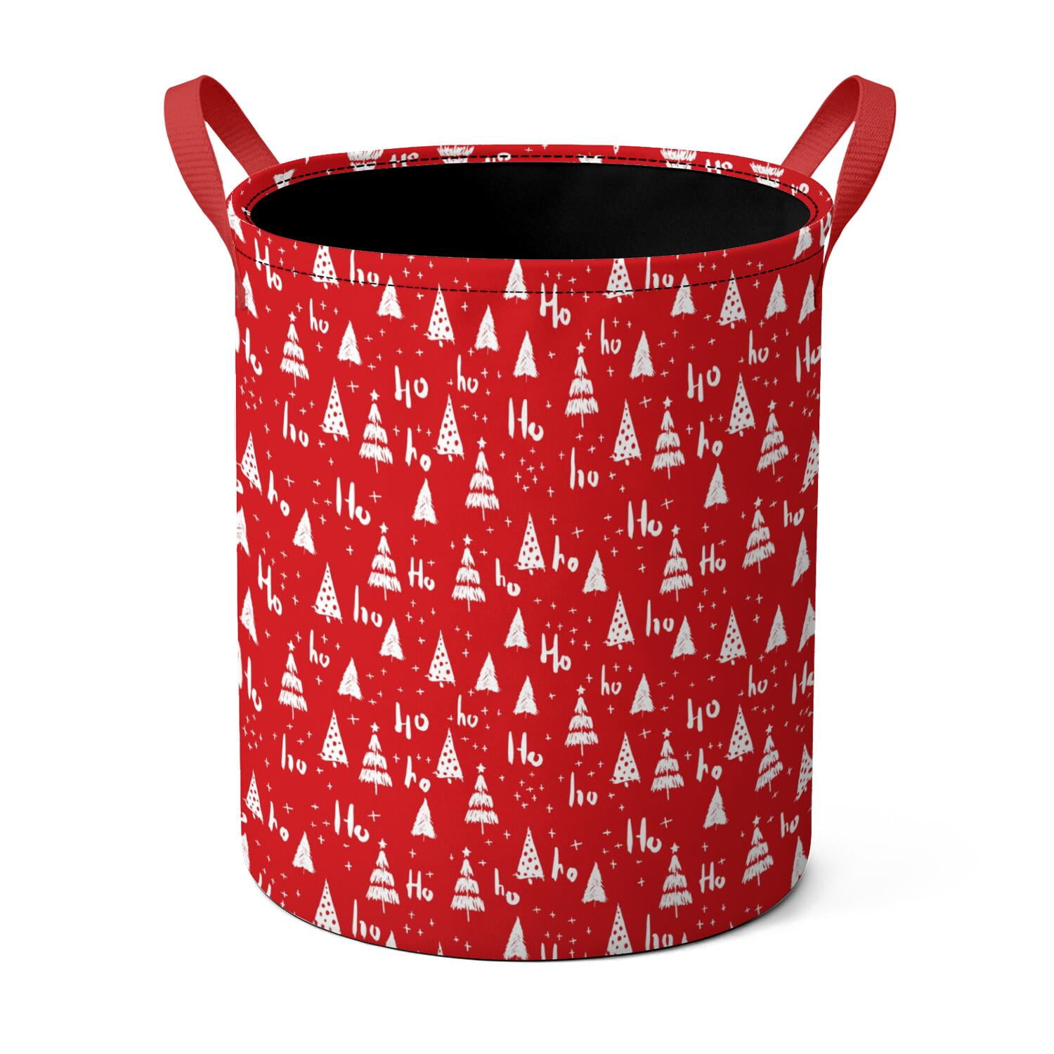 13.7x17.7 in Wear‑proof Woven Fabric Hamper, delicate Christmas ...