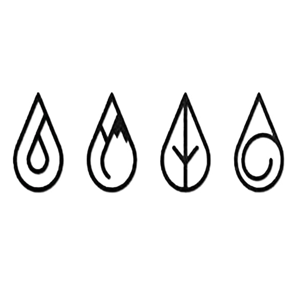 13.819.7Inches Four Elements Decorative Boho Art for Living Room,Bedroom, Bathroom, KitchenHome Decoration