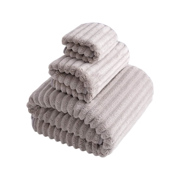 13.8" × 29.5" Coral Velvet Face & Hand Towel:Small Quick-Drying Washcloth for Travel, Gym, Bathroom Sink – Super Absorbent Soft Flannel Towel for Face Washing, Hair Drying & Daily Use