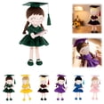 thumbnail image 1 of 13.8" Green Graduation Plush Toy - Dreamy Soft Girl Doll for Graduation Ceremony - Preschool Kindergarten Gift for Girls, Class of 2026 Memento, 1 of 7