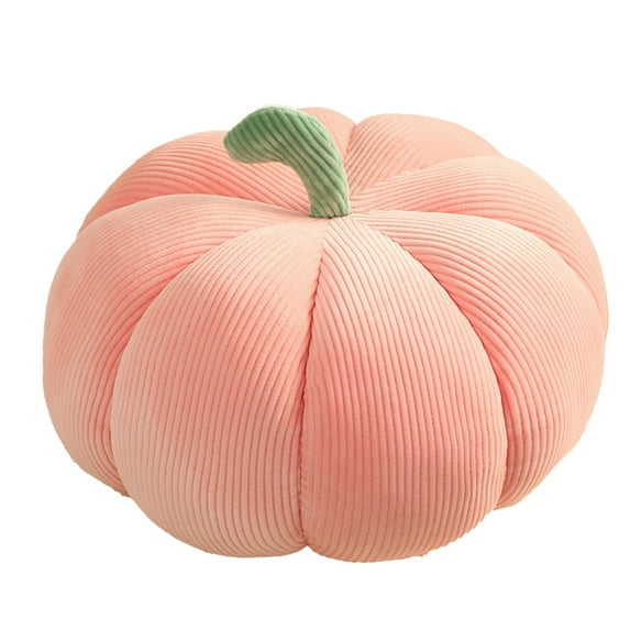 13.8" Halloween Pumpkin Floor Pillow - Oversized Plush Throw Cushion for Kids, Girls & Home Decor, Cute Pumpkin-Shaped Seating Pad & Decorative Accent