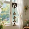 13.8 Inch Metal Wind Chimes - Bronze Feng Shui Outdoor Decor, Relaxing Melody for Garden Terrace and Patio, Durables Courtyard and Home Decorations