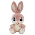 thumbnail image 1 of 13.8 Inch Pink Bunny Plush Toy with Long Ears, Soft Cartoon Rabbit Stuffed Animal for Bed Decor, Lightweight Accompany Doll for Friends, 1 of 7