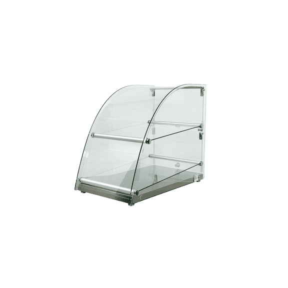 13.8 in. Pastry Tray Bakery Display Case with Rear Door, 2.5 Cu. ft.