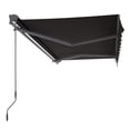 thumbnail image 1 of 13' × 9.8' Retractable Awning Patio Outdoor Sunshade Shelter UV Protection Waterproof, Black, 1 of 8