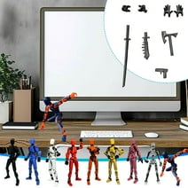 13 Action Figure,Assembly Completed Dummy 13 Action Figure Lucky 13 Action Figure T13 Action Figure 3D Printed Multi-Jointed Movable,Dolls Articulated Toys