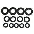 13 Assorted Rubber Washers Tap Bath Sink Basin Shower Seal Drip 3/8" 1/