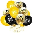 thumbnail image 1 of 13 Birthday Decorations Gold and Black 13th Birthday Balloons Latex Confetti Balloon for 13 Years Old Theme Party Supplies 15 Pieces 12 inch, 1 of 5