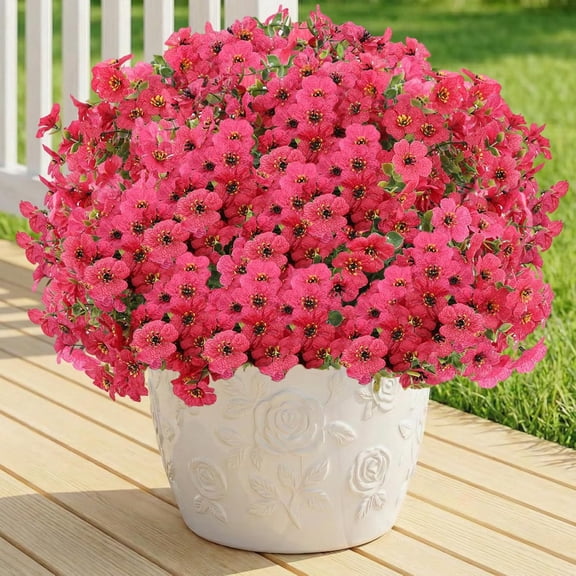 13 Bundles Artificial Flowers for Outdoors Summer Decoration