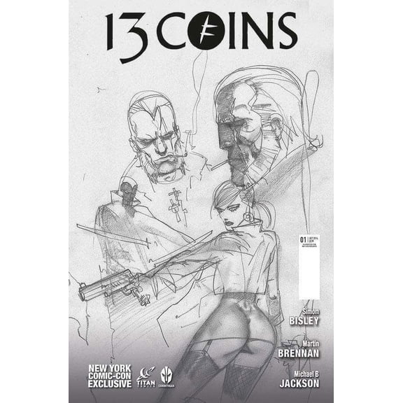 13 Coins #1C VF ; Titan Comic Book